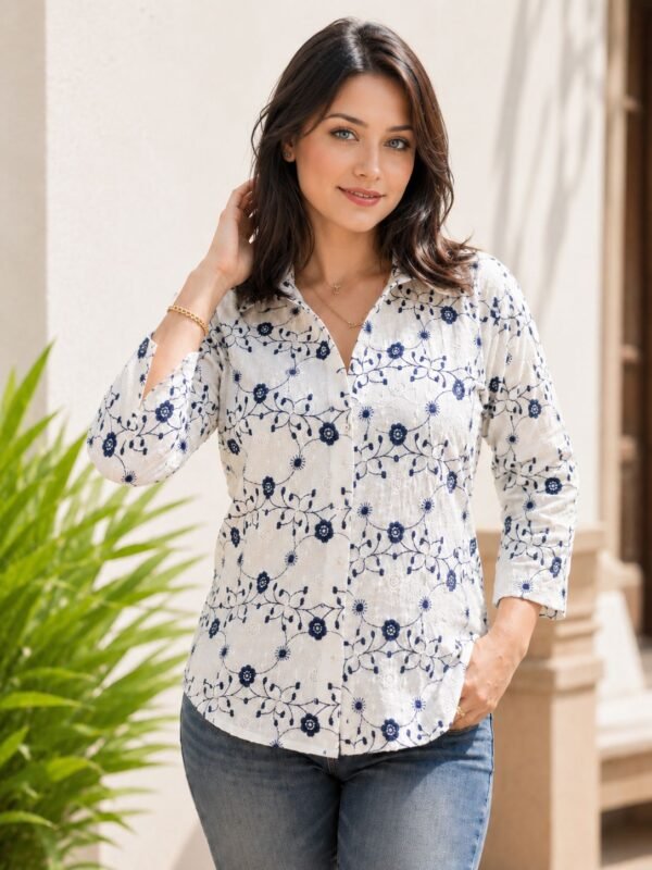 PW202651 Double Cloth cotton shirt