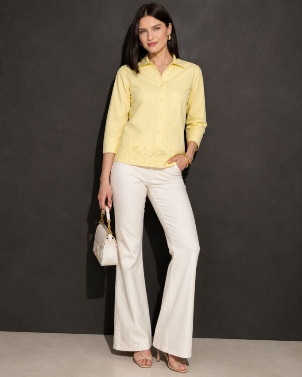 PW202650 Pure cotton Shirt - Yellow