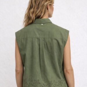 Olive Women Casual Shirt