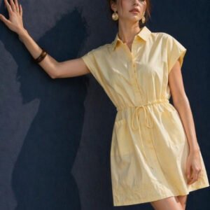 Yellow Shirt Dress