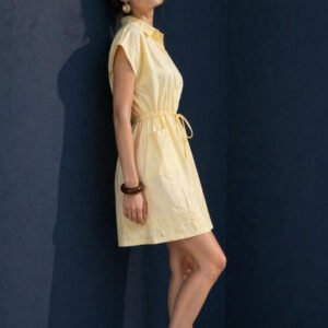 Yellow Shirt Dress