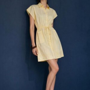 Yellow Shirt Dress