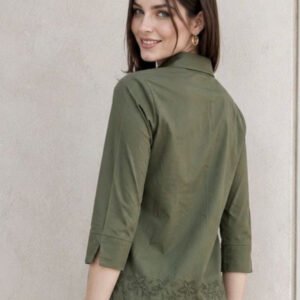 Green Women Standard Casual Shirt