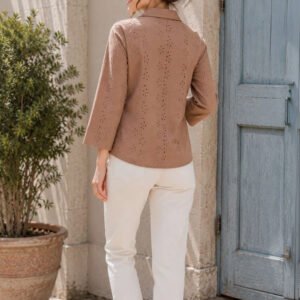 Brown Women Classic Casual Shirt